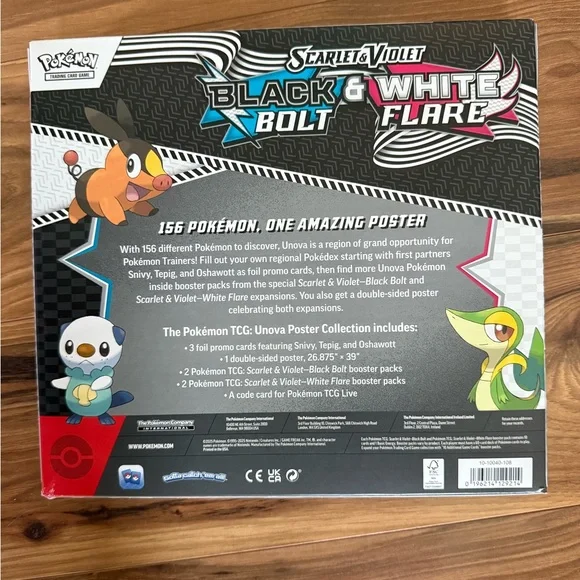 Pokemon Scarlet & Violet Black Bolt & White Flare Poster - Picture 2 of 2